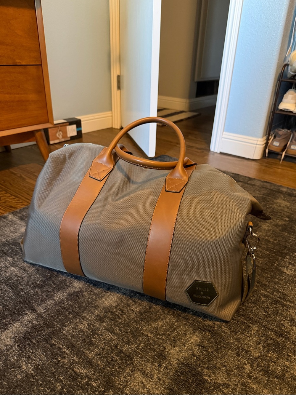 Steele & Borough Forest Canvas Weekender Duffel